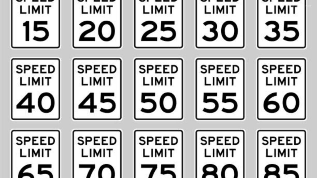 Speed Limit Abbreviations